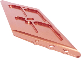 Aluminium extruded Rear-wing mounting plate 